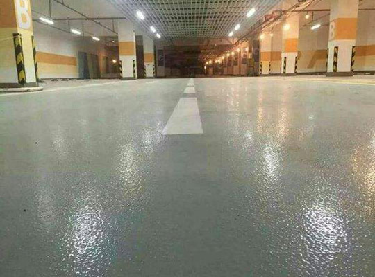 停车场通道微珠防滑地坪